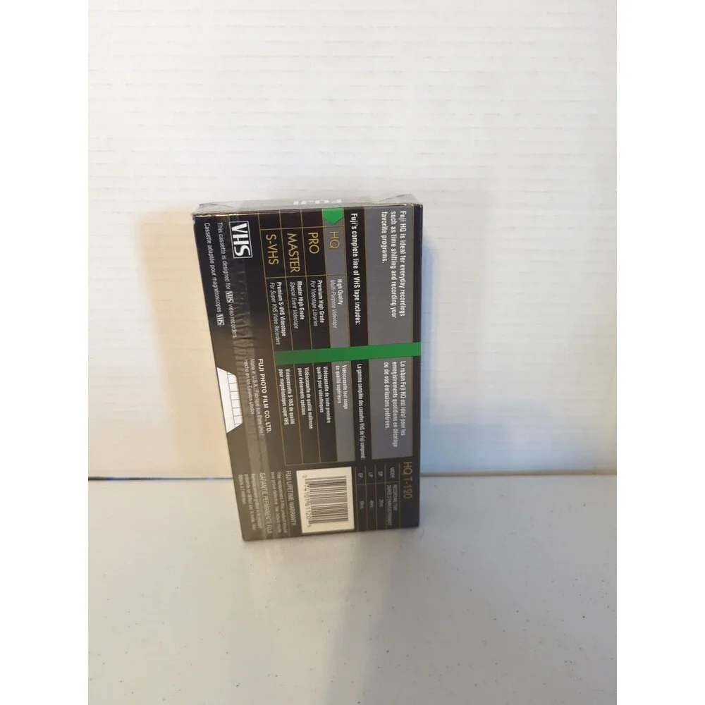 Fujifilm HQ T-120 Blank VHS Tape